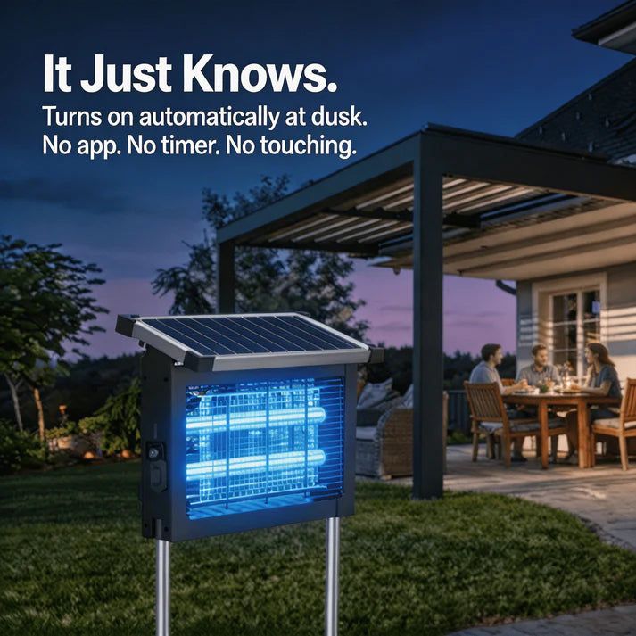 The RayZap Solar Bug Zapper