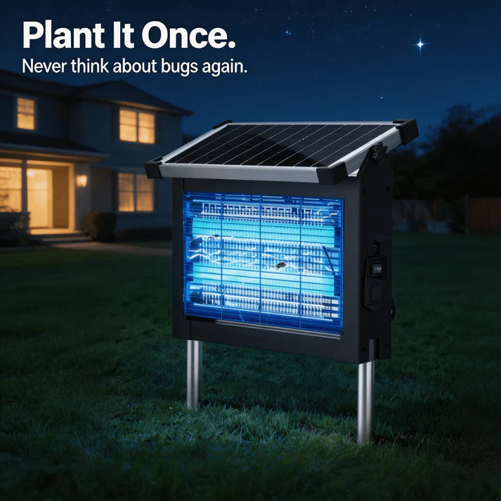 The RayZap Solar Bug Zapper