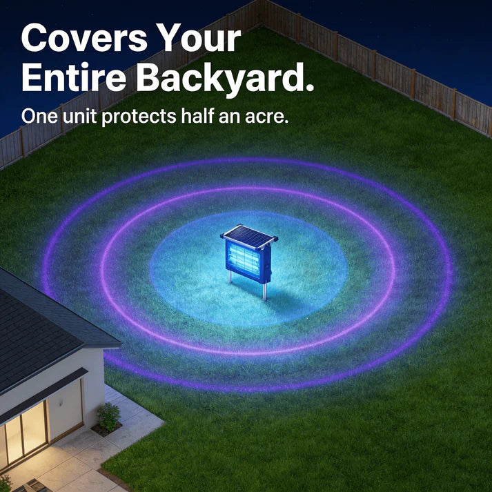 The RayZap Solar Bug Zapper