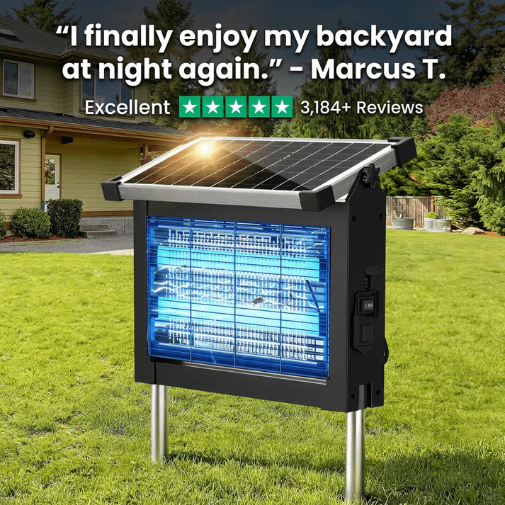 The RayZap Solar Bug Zapper