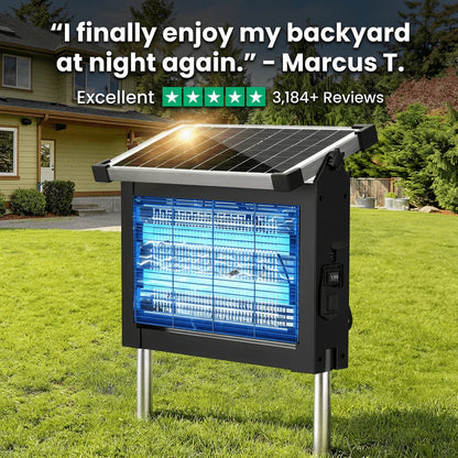 The RayZap Solar Bug Zapper